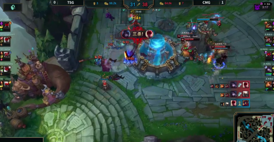 英雄联盟S15入围赛精彩对决 iG与T1的生死战